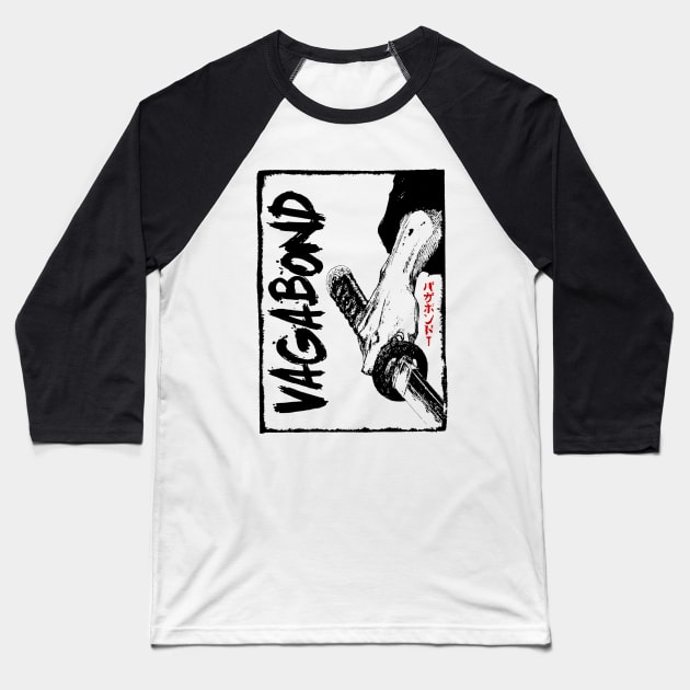 VAGABOND-MUSASHI Baseball T-Shirt by Rules of the mind